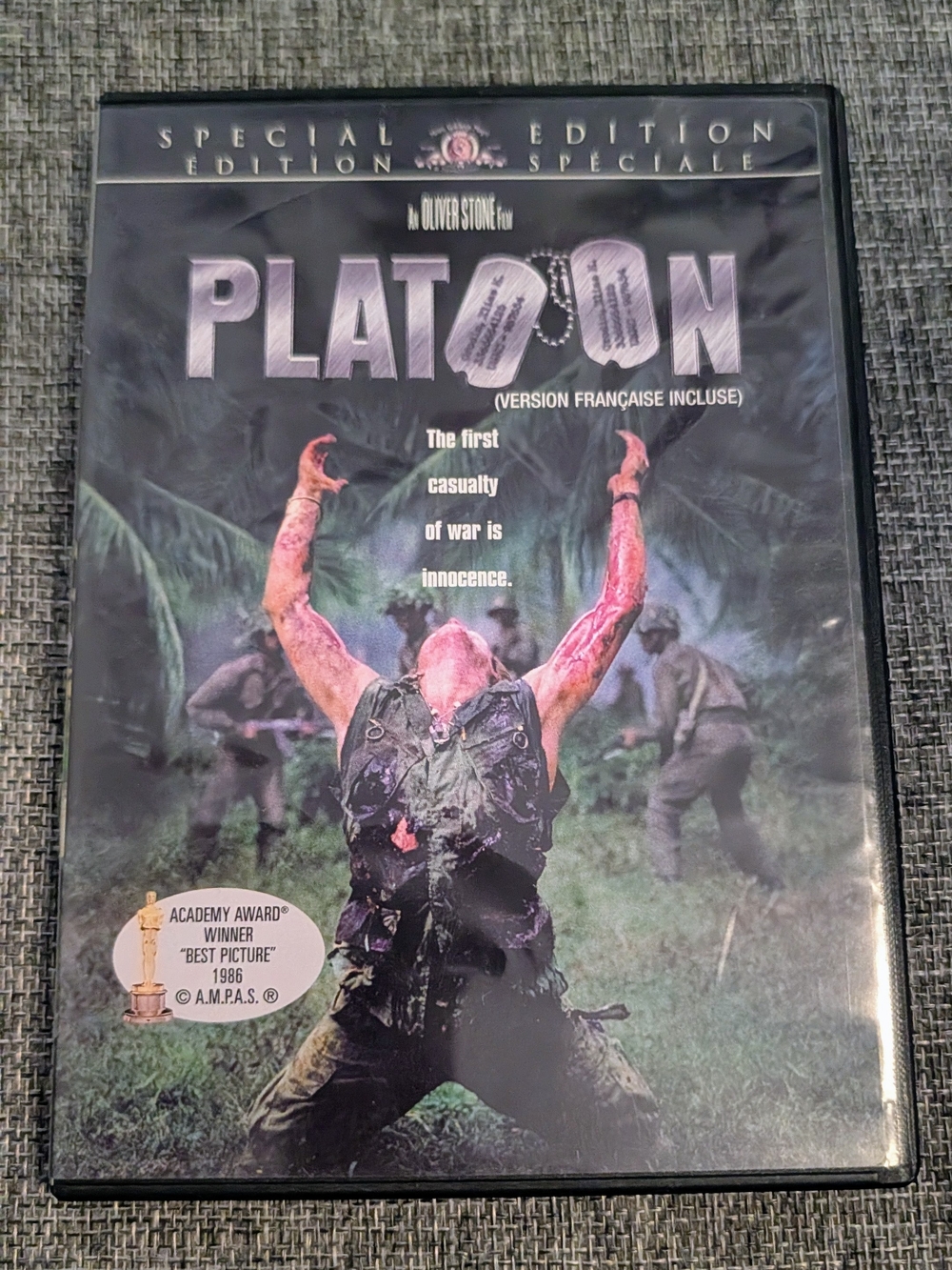 Platoon Special Edition DVD Movie